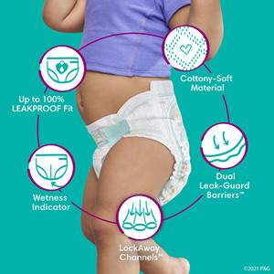 <span class=keywords><strong>Pampers</strong></span> fasce pannolini taglia 1, 164 il conteggio - Product Image 6