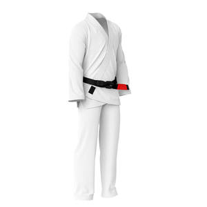 Keembro hommes nouveau style à manches longues séchage rapide Jiu Jitsu Gi couleur blanche uniforme en coton meilleur matériel - Product Image 3
