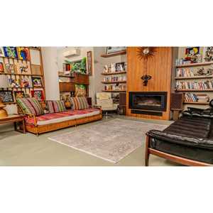 Alfombra Moderna Beige Netline Home Depot MD004, Fibras Sintéticas Duraderas, No Deshilachan, Fácil de Limpiar, para Dormitorio o Estudio - Product Image 1