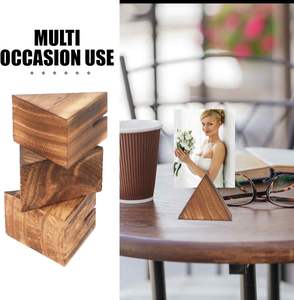 Menú de mesa de madera vintage y tarjetero para uso en bodas y fotos - Product Image 5