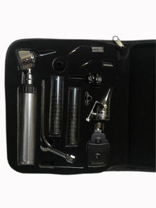 ENT ออพธาโมสโคปแบบ otoscope กล่องเสียงเครื่องมือที่สมบูรณ์แบบอุปกรณ์ทางการแพทย์โรงเรียนใช้พลังงานเคสแข็งโลหะพลาสติก - Product Image 2