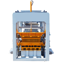 Machine automatique de fabrication de briques creuses en ciment et de pavés en béton SHIYUE QT4-15 à haute efficacité, contrôlée par PLC et entraînée par un moteur hydraulique