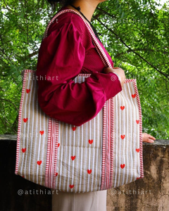 <b>Beach</b> <b>Tote</b> 100% Cotton Quilted Water Resistant Reusable Eco-friendly - Product Image 5