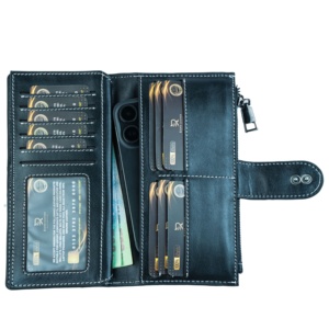 Handmade Luxury <b>Leather</b> Long Wallet Wholesale <b>Purse</b> <b>for</b> <b>Men</b> and Women - Product Image 6