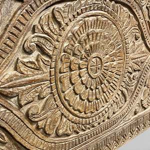 Royal Heritage Traditional Solid Wood <b>Console</b> Handmade Living Room Furniture with Brass Accents <b>for</b> Home Villa Hotel <b>Entry</b> - Product Image 5