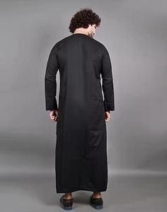 Jubba Blanca Elegante al por Mayor, Jubah de Color Sólido para Hombre, Thobe Musulmán Árabe Al Haramain, Dubai, Oriente Medio - Product Image 6