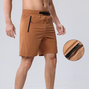 Short élégant pour homme Short d'entraînement de course à pied à séchage rapide avec poche à fermeture éclair Short de sport décontracté pour homme Expédition DDP - Product Image 1