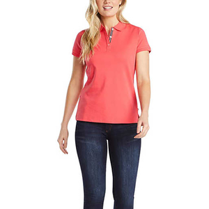 Chemises personnalisées pour femmes en tricot 100% coton respirant à manches courtes, vêtements de sport décontractés, tissu en toile, chemises vierges - Product Image 5