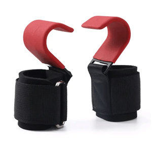 Heavy Duty Haltérophilie Exercice Gym Haltérophilie Crochet De Powerlifting Avec Sangles De Support De Poignet Poignée Crochets Unisexe - Product Image 2