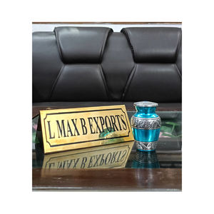 Proveedor a granel que vende urna de cremación de recuerdo de aluminio/latón, suministros funerarios, urnas para cenizas conmemorativas a un precio mínimo - Product Image 1