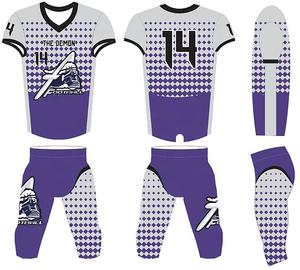 Uniforme de Fútbol Americano de Diseño Clásico Personalizado Nuevo 2026, Manga Corta, Impresión por Sublimación, Servicio Mayorista OEM ODM - Product Image 4