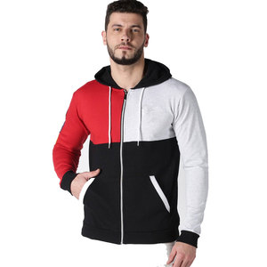 2023 Meilleures ventes de sweats à capuche à glissière personnalisés pour hommes respirants et Offre Spéciale taille XS avec impression de motif solide pour l'hiver - Product Image 1
