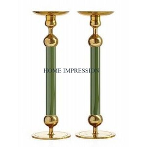 Silver Ware Table Top Fancy New Style Bougeoirs décoratifs pour la maison Set 2 pour Noël et les mariages - Product Image 6