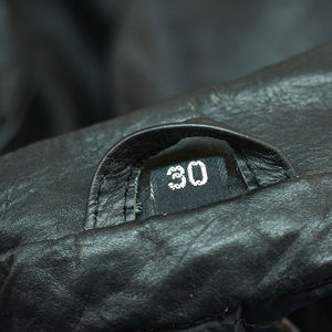 Chaqueta Larga de Mezclilla Negra para Mujer, con Capucha y Bolsillos, Estilo Motociclista Vintage, de Alta Calidad, Ecológica, Resistente al Viento, Estilo Biker Varsity - Product Image 5