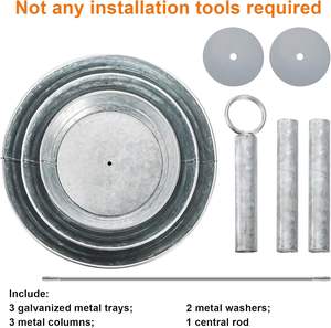 Support rond pour gâteau de mariage, parfait pour la présentation de desserts, cupcakes pour les fêtes, mariages, anniversaires par Ambience Lifestyle - Product Image 4