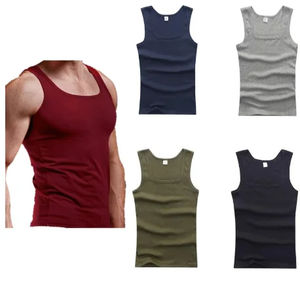 Débardeur décontracté pour hommes à séchage rapide et respirant fabriqué à partir de tissu tricoté meilleur prix pour un nouveau style - Product Image 5