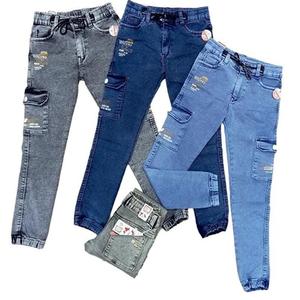 Mode RFD Denim Pantalon Style Droit avec Unique Patchwork Double Poche et Techniques Lavées OEM Disponible - Product Image 1