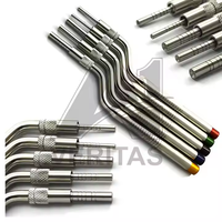 Kit d'osteotomes chirurgicaux dentaires avec marteau pour rehaussement de sinus et condensation osseuse, 10 pièces en acier inoxydable, équipement manuel de thérapie orale