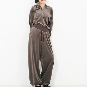 Sudadera con Capucha para Mujer, Acabado Suave y Moderno, Sensación Cómoda, Estilo Urbano, Inspirada en el Estilo Callejero, Cierre de Cremallera de un Cuarto, Terciopelo, Precio Directo de Fábrica 2026 - Product Image 3