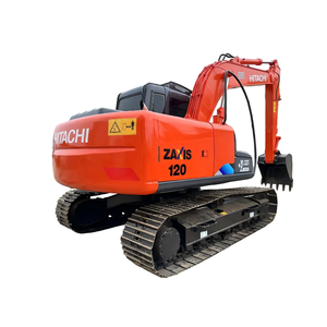 Excavadora mediana de 12 toneladas Excavadora hidráulica usada Hitachi ZX120 - Product Image 1
