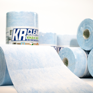 Krclean 250 Sheet Green Disposable <b>Kitchen</b> Wipes 20x25cm Absorbent <b>Paper</b> Towel Roll Washable Cleaning <b>Kitchen</b> Surfaces - Product Image 1