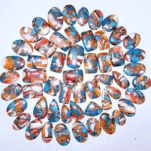 Alta calidad ostra cobre turquesa piedra preciosa suelta cabujón piedra preciosa suelta ostra cobre turquesa para joyería Turquesa - Product Image 1