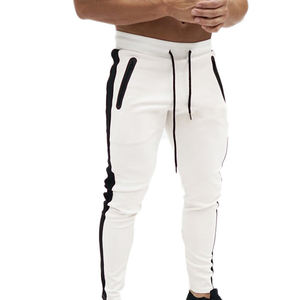Jogger 100% coton de haute qualité vêtements de sport Slim Fit avec logo personnalisé pantalon de survêtement ample à jambes larges motif droit Style décontracté - Product Image 6
