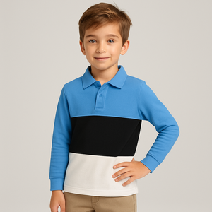 Two <b>Button</b> Solid Pocket for Pique <b>Shirts</b> Sports Golf Streetwear Fashion Polyester/Cotton Spandex Breathable <b>Long</b> <b>Sleeved</b> - Product Image 2