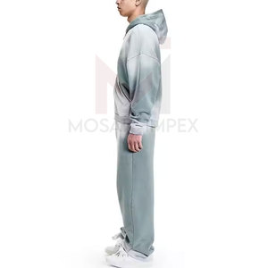 Chándal de lavado ácido hecho con algodón 100% de la mejor oferta para hombre, chándal de lavado ácido informal de último estilo para adultos - Product Image 2