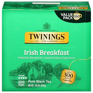 Twinings Irish Breakfast <b>Black</b> Tea Individually <b>Wrapped</b> Bags, 100 Count - Product Image 4