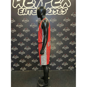 Uniformes de basket-ball pour jeunes de haute qualité personnalisés, maillots de basket-ball de compétition professionnels, impression numérique sur des chemises en mesh - Product Image 2