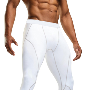 เสื้อผ้าสำหรับผู้ชายกางเกงเลกกิ้งผ้ายืดรัดรูปพิมพ์ลายสำหรับเล่นกีฬา - Product Image 4