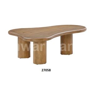 Table d'appoint moderne ronde à 2 niveaux en marbre de verre et métal doré pour la maison et le bureau Meubles de salon - Product Image 6