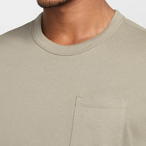 Venta al por mayor nuevo diseño de alta calidad ropa casual caída hombro camiseta para hombres 2025 último modelo de gran tamaño camisetas para hombres - Product Image 4