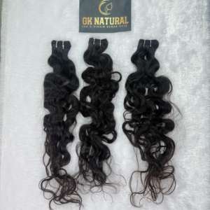 Extensión de cabello humano de larga duración para cabello rizado Extensión de cabello humano de un solo donante para niñas y mujeres - Product Image 1