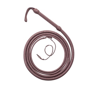 Alta calidad por encargo 6 8 10 12 pies 12 trenzas cuero de vaca Toro látigos hechos a mano ligero equitación logotipo personalizado embalaje - Product Image 2