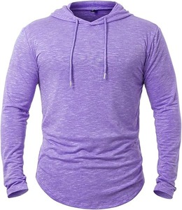 Vêtements de sport Pull sans manches personnalisé de haute qualité Slim Fit Athletic Fitness Training Muscles Hoodie pour homme - Product Image 1