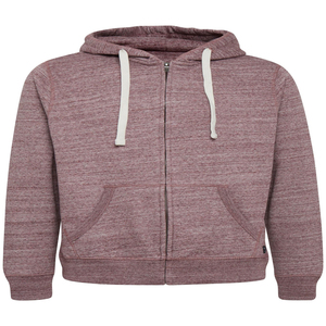 Sudaderas con capucha de invierno texturizadas con cremallera de color sólido de rizo para hombre con logotipo personalizado, ropa de calle gruesa de algodón 100%, venta al por mayor - Product Image 1