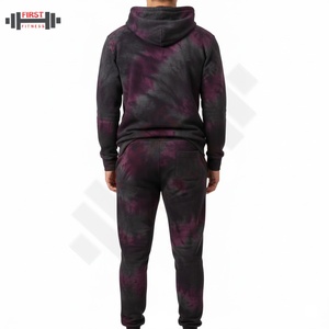 Casual Fashion <b>Set</b> Flared Acid Wash Tracksuit Men Wholesale Wear Two Piece Jogger <b>Set</b> <b>Tie</b> <b>Dye</b> Men's Tracksuit Luxury - Product Image 2