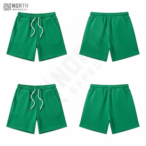 Shorts en toile 100% coton imprimés pour hommes, taille élastique, séchage rapide, shorts décontractés personnalisés - Product Image 3