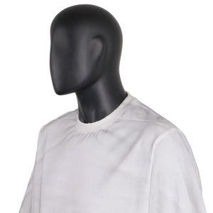 SPORTISH IMPEX Custom Cropped Boxy <b>T</b>-<b>Shirt</b> Oversized Raglan Sleeve Distressed Washed <b>White</b> Tee - Product Image 3