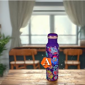 34oz 100% Pure Copper <b>Water</b> <b>Bottle</b> For Drinking Large Handcrafted Ayurvedic Copper <b>Water</b> <b>Bottle</b> <b>Metal</b> <b>water</b> <b>bottle</b> - Product Image 4