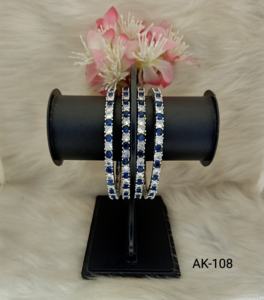 High-Demand Unique Handmade AD Bangles Set for Women for Special Occasions Bridal Looks <b>Festivals</b> <b>Gifting</b> - Product Image 1