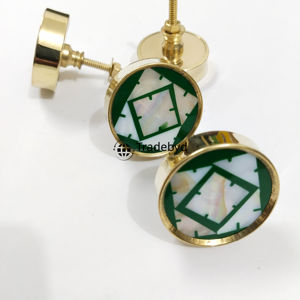 Boutons de tiroir en incrustation de nacre minimalistes élégants pour commodes et armoires-Durable et écologique Tradebyd - Product Image 1