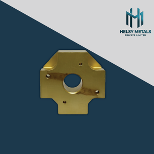 Composant en laiton de haute qualité usiné par VMC, poches usinées avec précision et ports filetés pour les systèmes électriques et industriels - Product Image 5