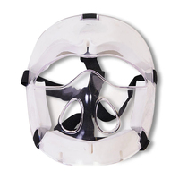 Masque intégral de hockey sur gazon pour adulte en fibre de carbone, nouveau design, couleur personnalisée, protection durable, logo personnalisé, utilisation en extérieur, sport, personnalisable
