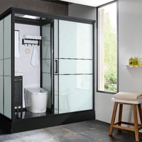 Cabina de Baño Prefabricada Modular para Hogar y Hotel con Ducha e Inodoro