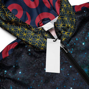 Chaqueta con Bloques de Color Abstractos, Estilo Urbano de los 90, Diseño de Bloques de Color Personalizado, Ropa Exterior para Uso Casual Urbano - Product Image 6