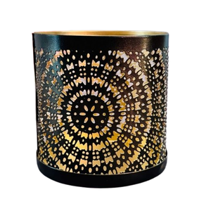 Vente en gros de lanterne à bougie suspendue en verre métallique pour la décoration de la maison et de la fête de mariage Lanterne à bougie design marocaine - Product Image 6