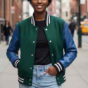 Veste universitaire de baseball personnalisée de luxe pour hommes, col marin personnalisé, université, varsity - Product Image 4